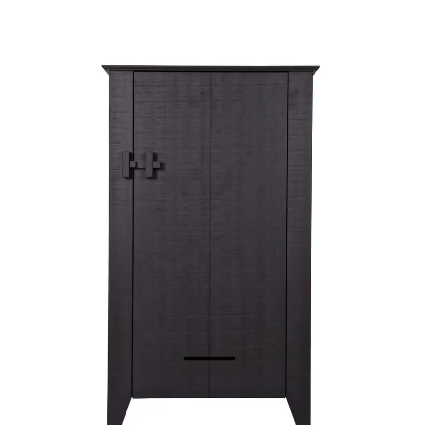 WOOOD Wandkast Gijs Zwart - 85x142x38 cm