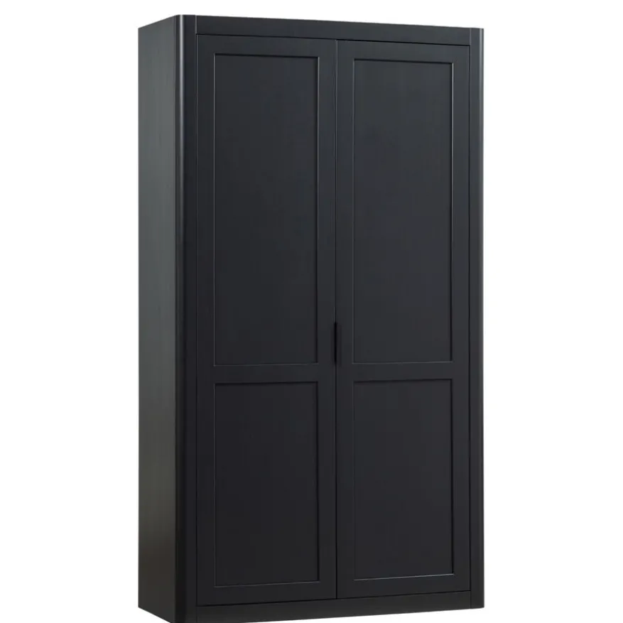 WOOOD Wandkast Gunnar Zwart - 120x217x48 cm