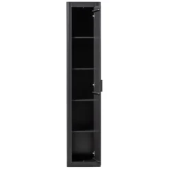 WOOOD Wandkast Gunnar Zwart - 45x217x39 cm