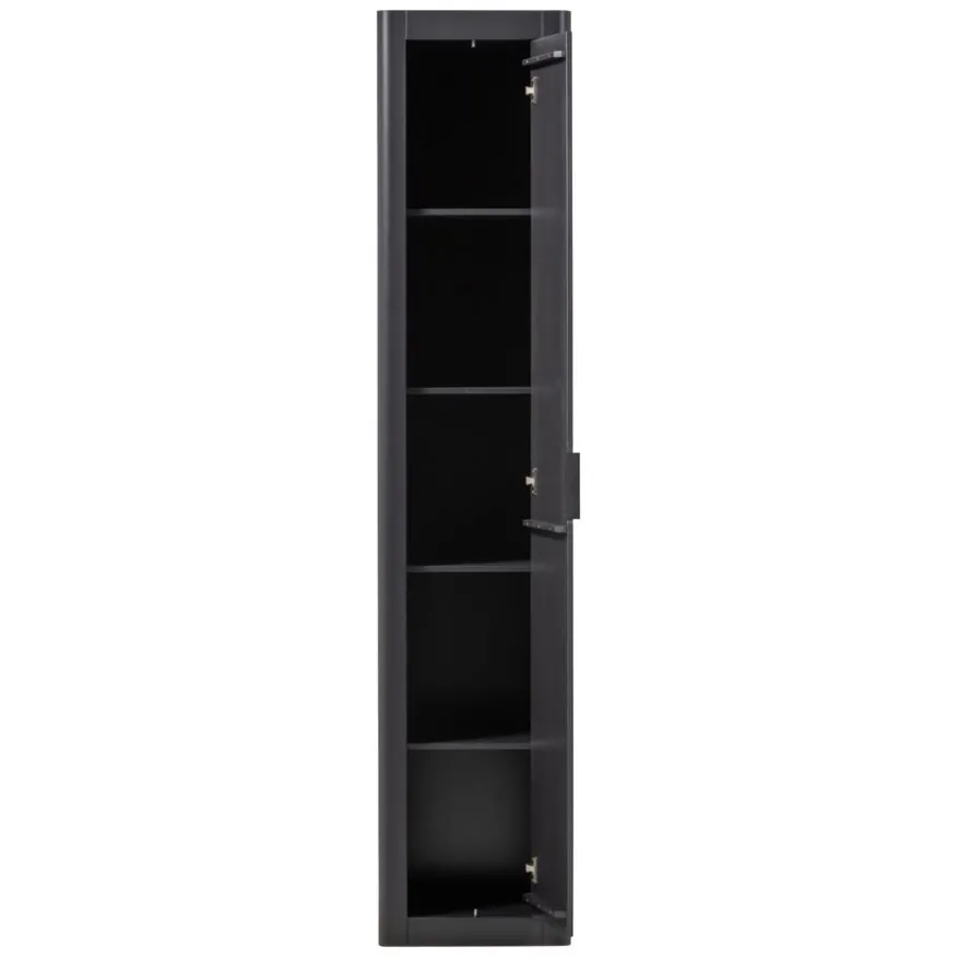 WOOOD Wandkast Gunnar Zwart - 45x217x39 cm