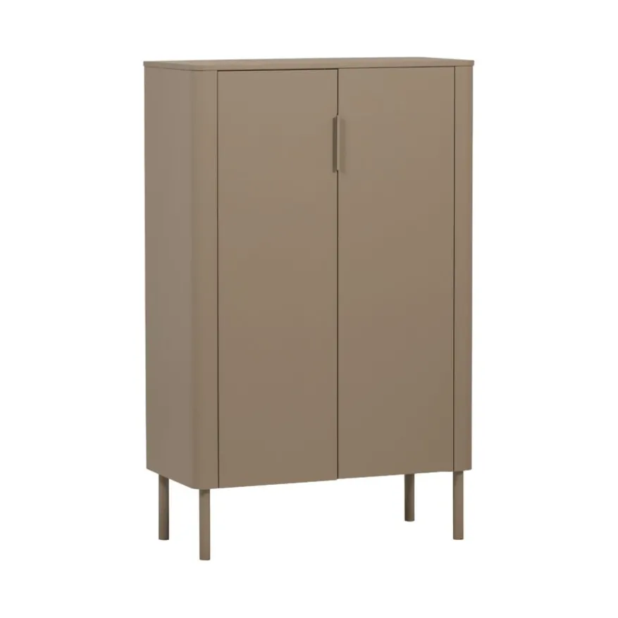 WOOOD Wandkast Gunnar Zwart - 85x135x39 cm