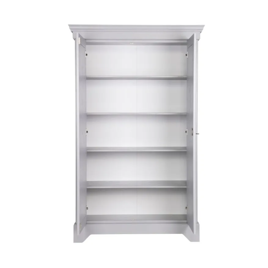 WOOOD Wandkast Isabel Grijs - 118x191x47 cm