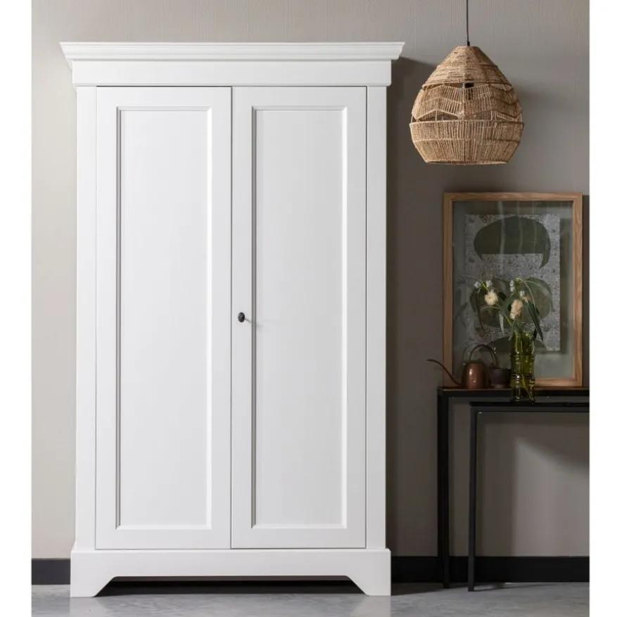 WOOOD Wandkast Isabel Wit - 118x191x47 cm
