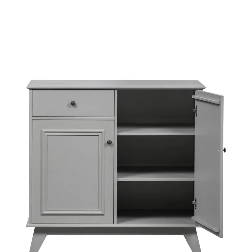 WOOOD Wandkast Lily Grijs - 98x93x55 cm