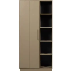WOOOD Wandkast Lowen Mud - 100x221x44 cm