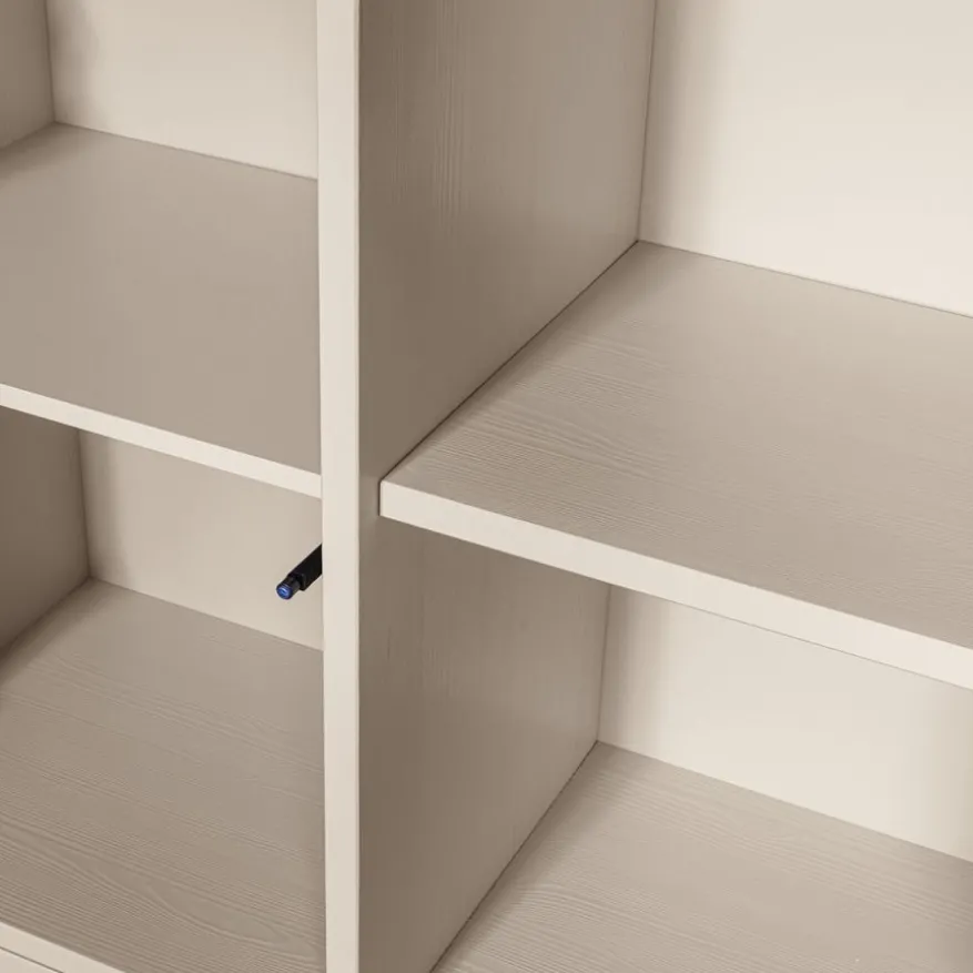 WOOOD Wandkast Merel Dust - 100x200x40 cm