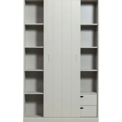 WOOOD Wandkast Mila Grijs - 120x200x42 cm