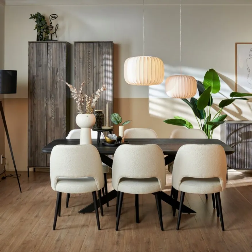 WOOOD Wandkast New Gravure Bruin - 60x210x42 cm