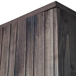 WOOOD Wandkast New Gravure Bruin - 60x210x42 cm