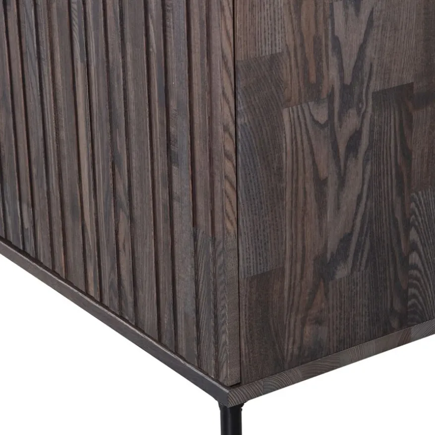 WOOOD Wandkast New Gravure Bruin - 200x150x44 cm