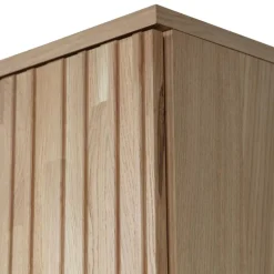 WOOOD Wandkast New Gravure Naturel - 60x210x42 cm