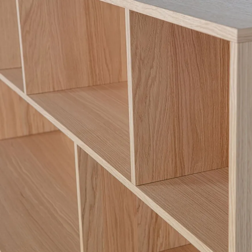 WOOOD Wandkast New Gravure Naturel - 200x150x44 cm