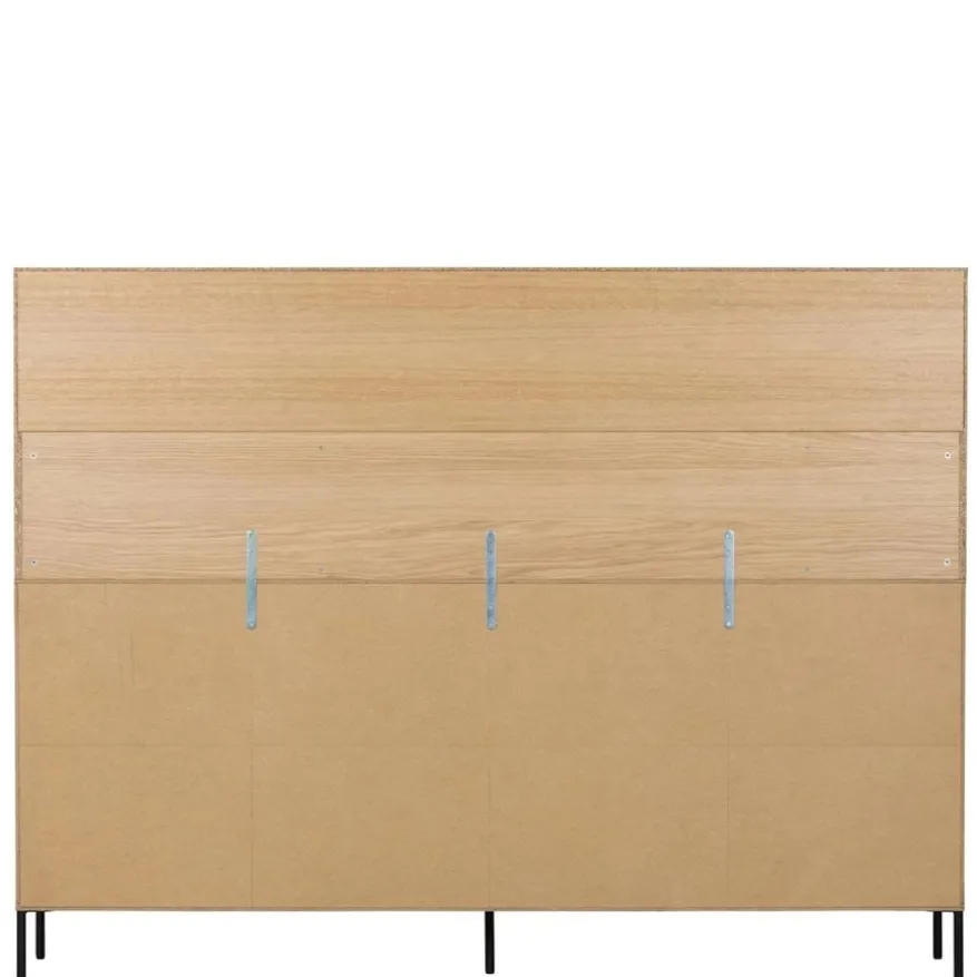 WOOOD Wandkast New Gravure Naturel - 200x150x44 cm