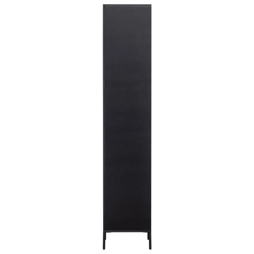 WOOOD Wandkast New Gravure Zwart - 60x210x42 cm