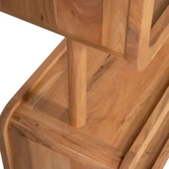 WOOOD Wandkast Rattle Bruin - 82x160x40 cm