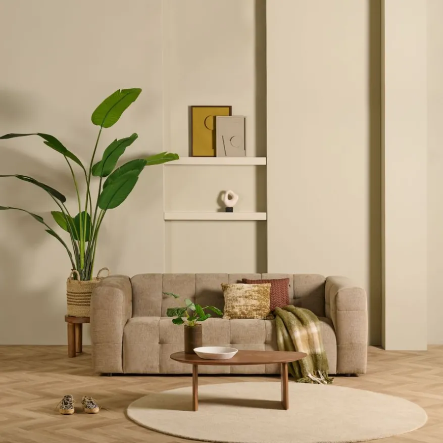 3-Zitsbank Bubble Beige