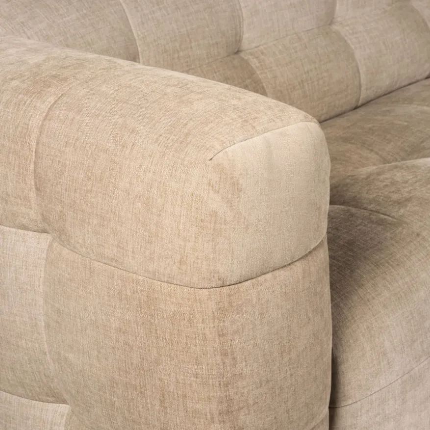 3-Zitsbank Bubble Beige