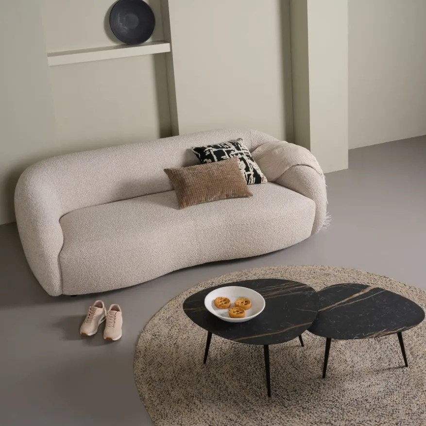 3-Zitsbank Cloud Beige