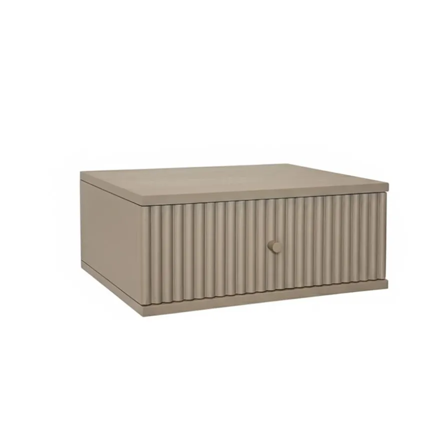 Zwevend Nachtkastje Sem Taupe - 45x18x35 cm