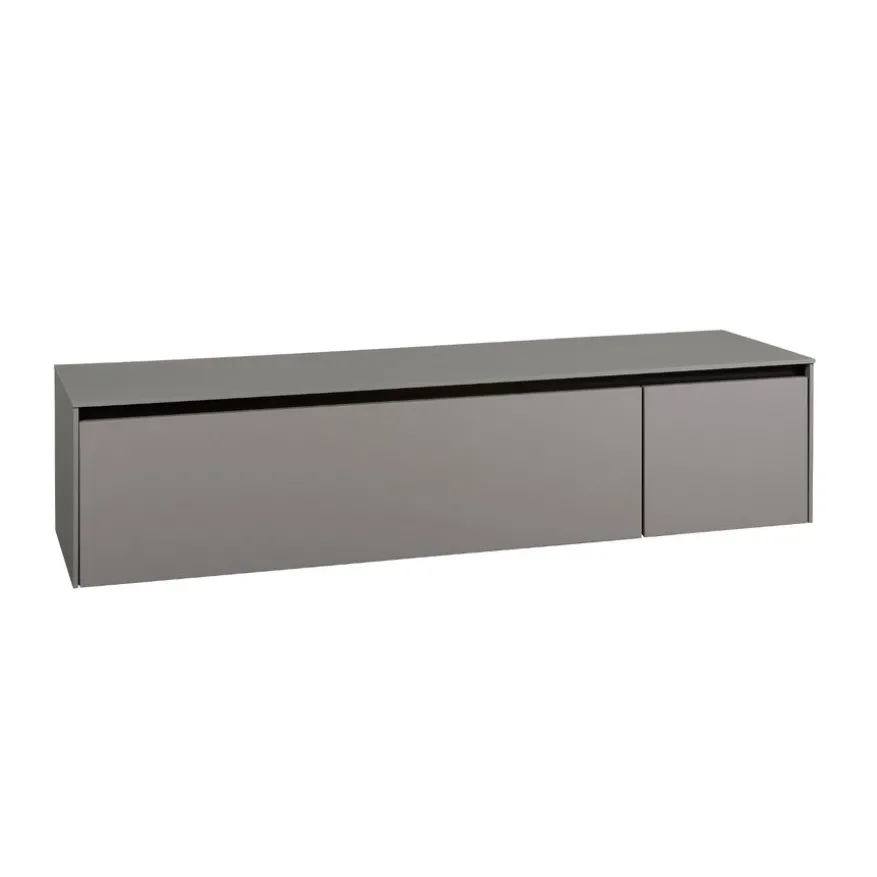 Zwevend TV-meubel Cannes Taupe - 162x37x49 cm